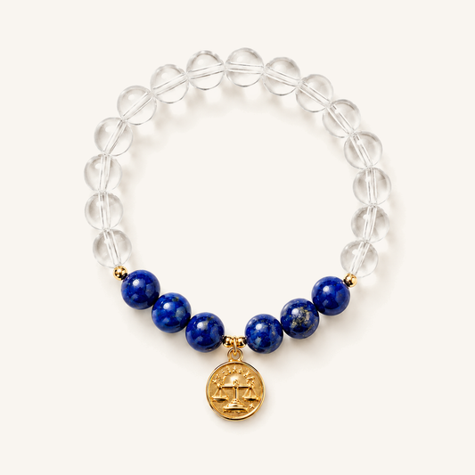 Libra Zodiac Crystal Bracelet