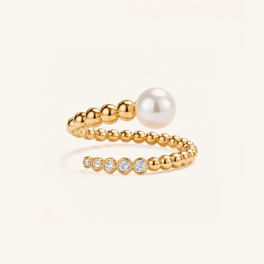Beaded Wrap Ring