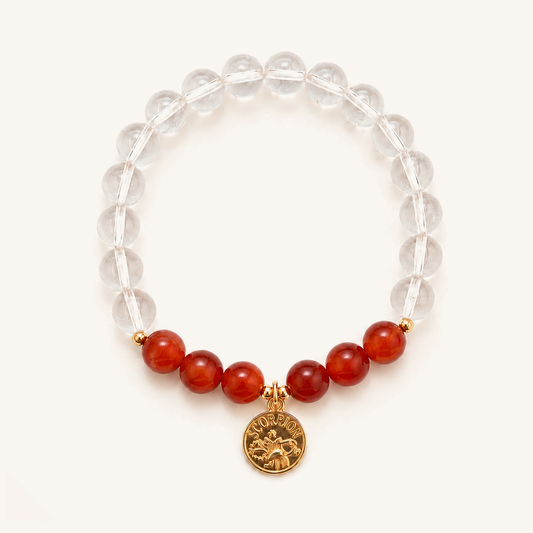 Scorpio Zodiac Crystal Bracelet