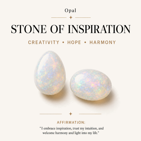 HEART OF LAND Prismatic Hope - Opal October Birthday Tree