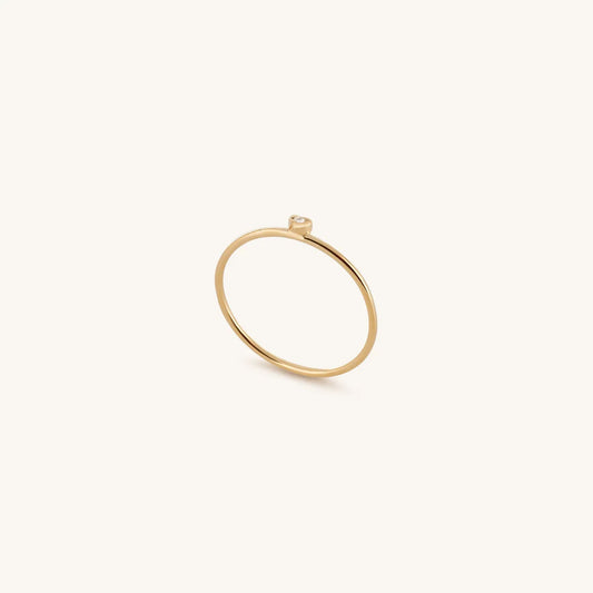 Pisces Grounded in Compassion Diamond Heart Ring