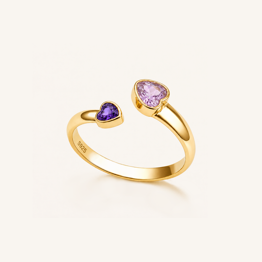 Two-Stone Open Ring