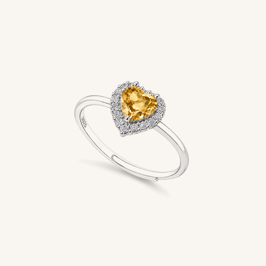 Heart Halo Ring