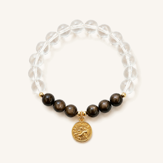 Capricorn Zodiac Crystal Bracelet