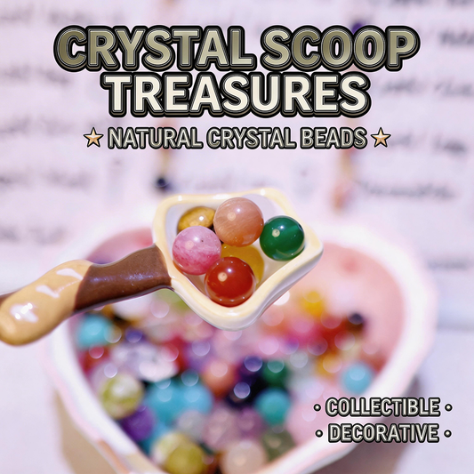 HeartofLand™ Earth-Cured Lucky Scoop - Natural Gemstone Beads & Mystery Discovery Ritual