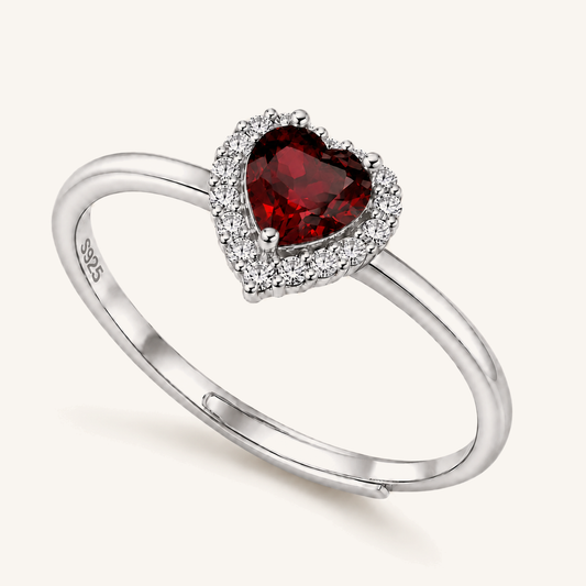 HEART OF LAND Heart Halo Ring