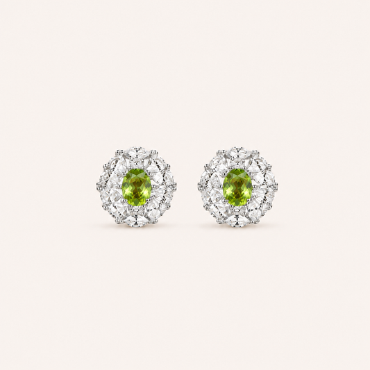 Soft Radiance Gemstone Drop Earrings
