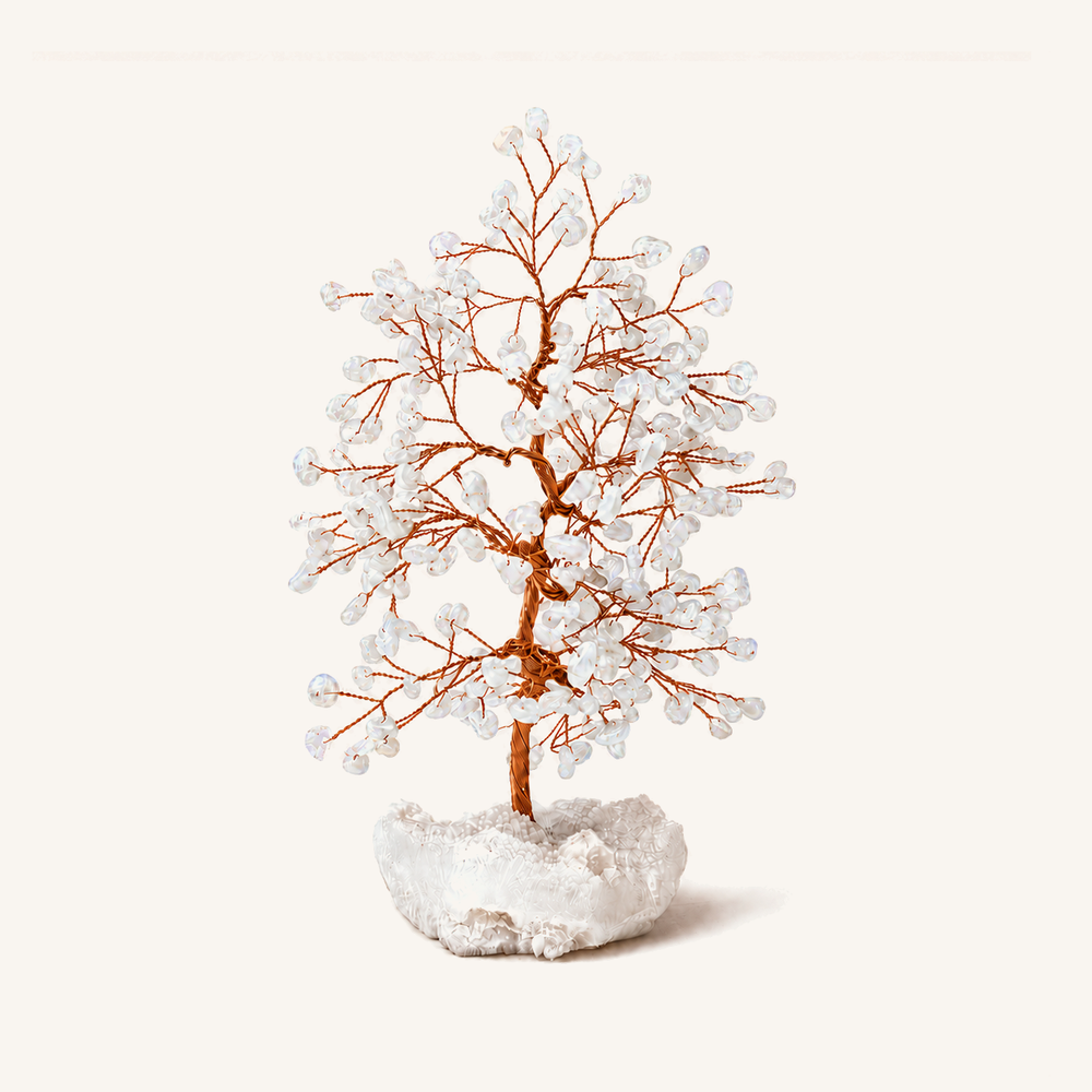 HEART OF LAND Prismatic Hope - Opal October Birthday Tree