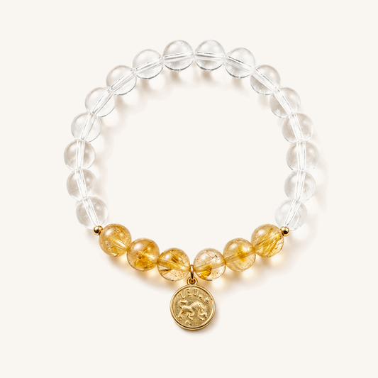 Leo Zodiac Crystal Bracelet