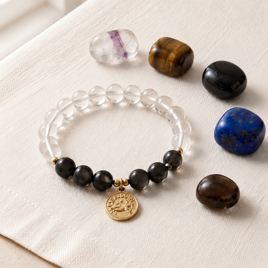 Capricorn Zodiac Crystal Bracelet