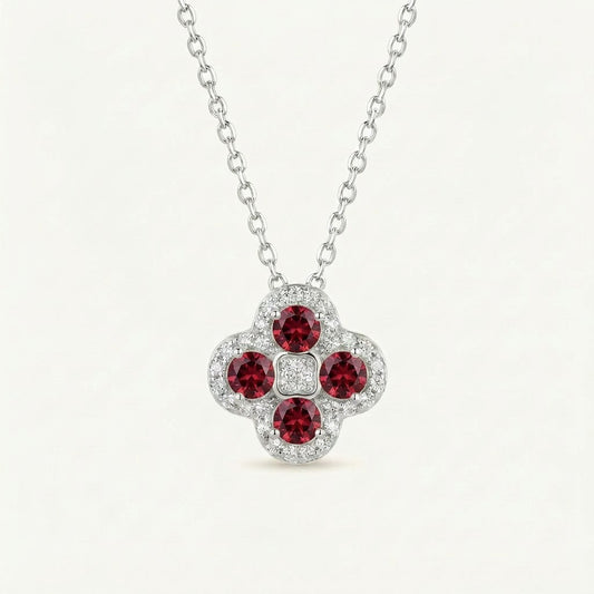 Custom Birthstone Pendant Necklace - Contact to Customize