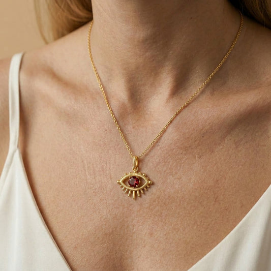 Custom Birthstone Necklace for Her - Contact to Customize