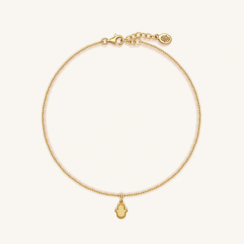 Taurus Soulful Tenacity Hamsa Anklet