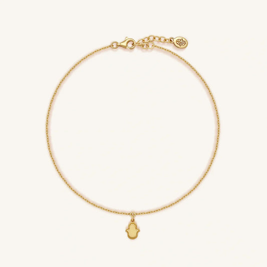 Taurus Soulful Tenacity Hamsa Anklet
