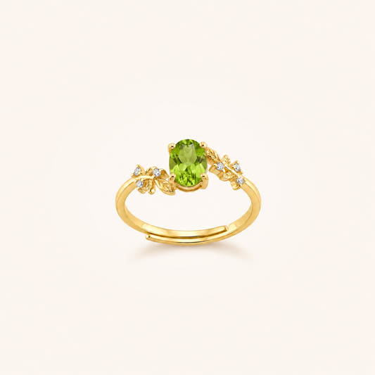 Blooming Light Multi-Gem Gold Ring