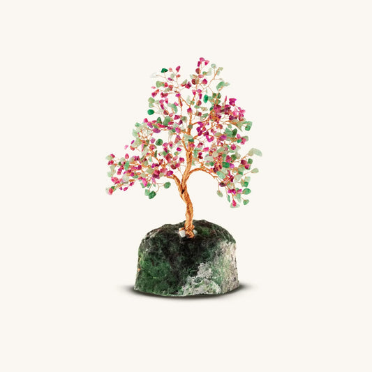 Sagittarius Divine Inspiration - Tourmaline & Jade Feng Shui Tree