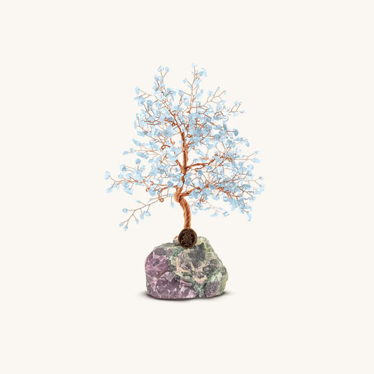 Sagittarius Aquamarine Feng Shui Tree