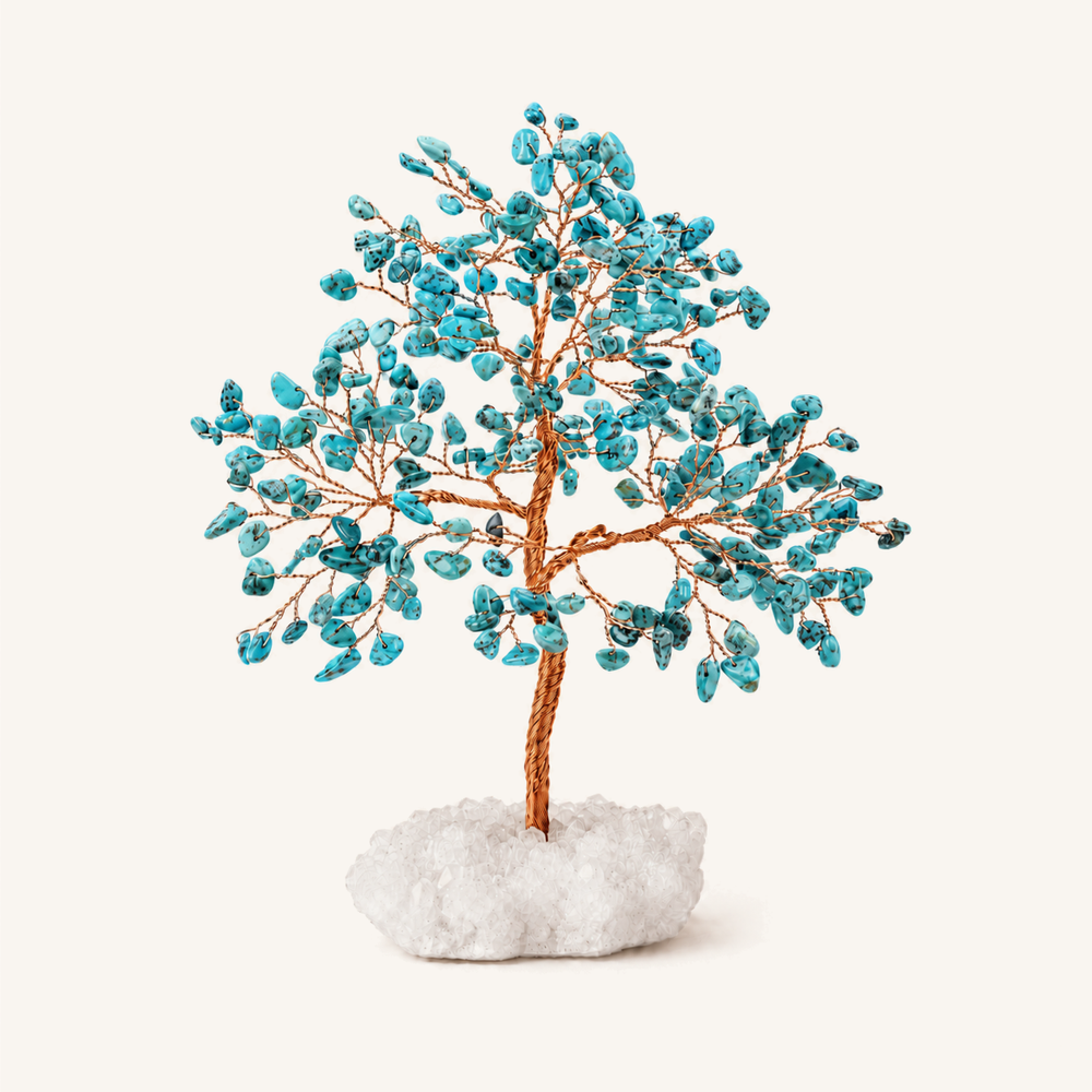 HEART OF LAND Skyward Wisdom - Turquoise December Birthday Tree