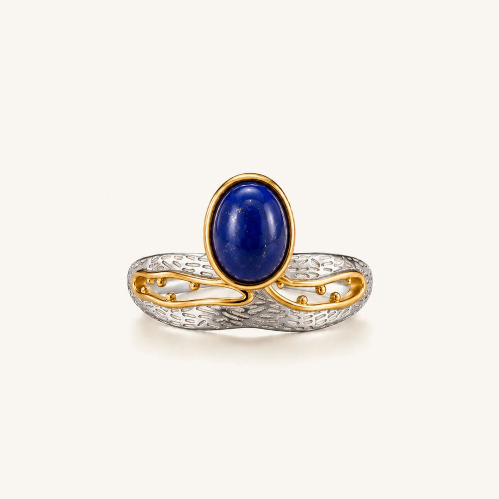 Oval Double-Band Ring