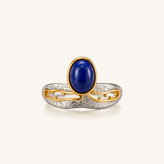 Oval Double-Band Ring