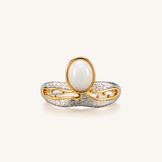 Oval Double-Band Ring