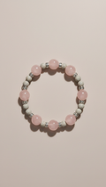 Blush Quartz Seven-Chakra Bracelet