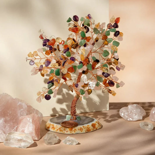 Sagittarius Invigorated Spirit - Multi-Stone Feng Shui Tree