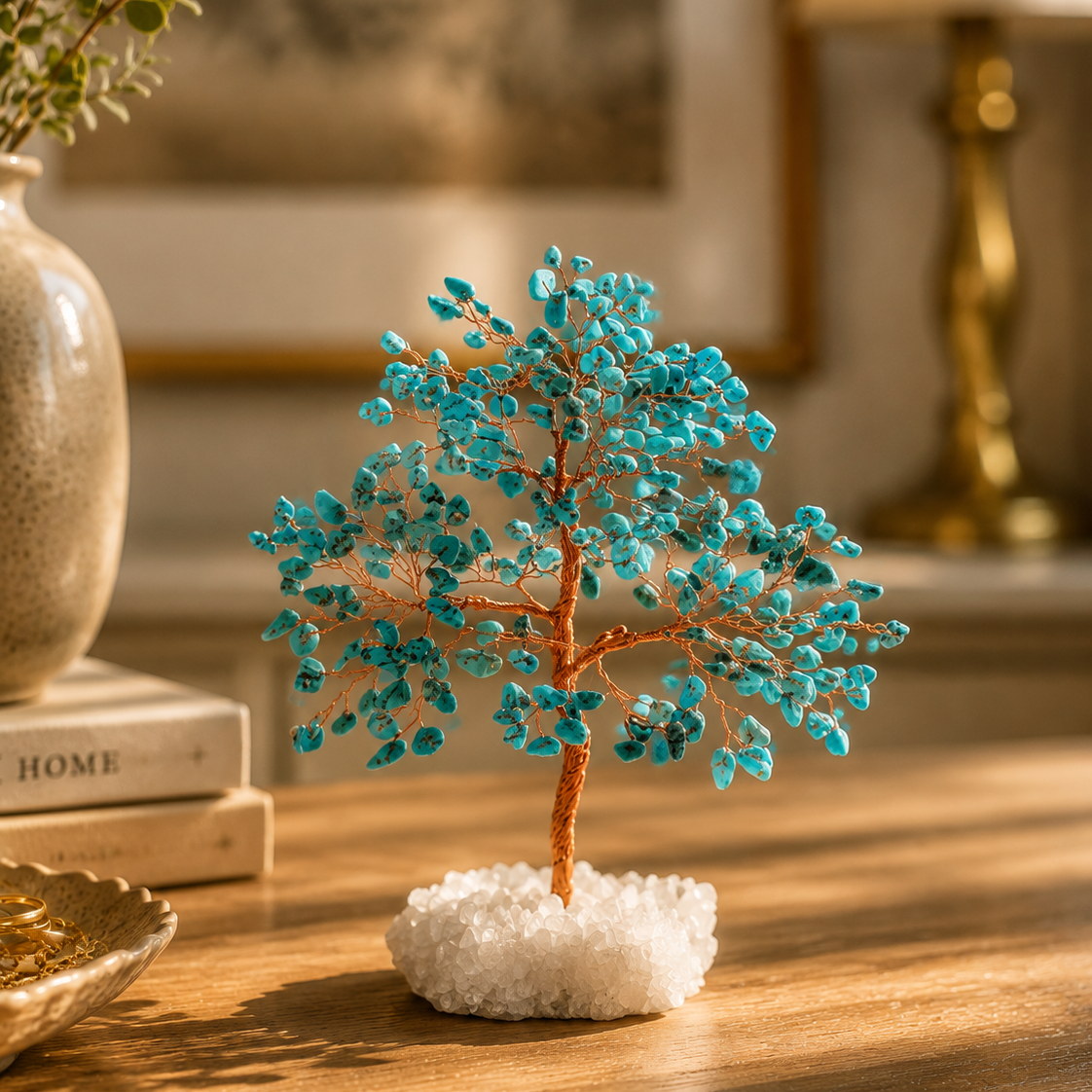 HEART OF LAND Skyward Wisdom - Turquoise December Birthday Tree