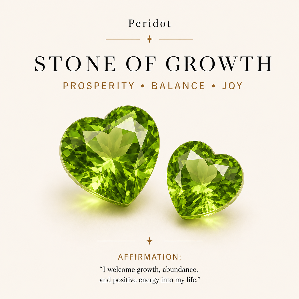 HEART OF LAND Natural Gemstone Double Heart Open Ring in 18K Gold-Plated S925 Sterling Silver – Two Hearts