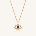 September Lapis Lazuli Birthstone Eye Necklace