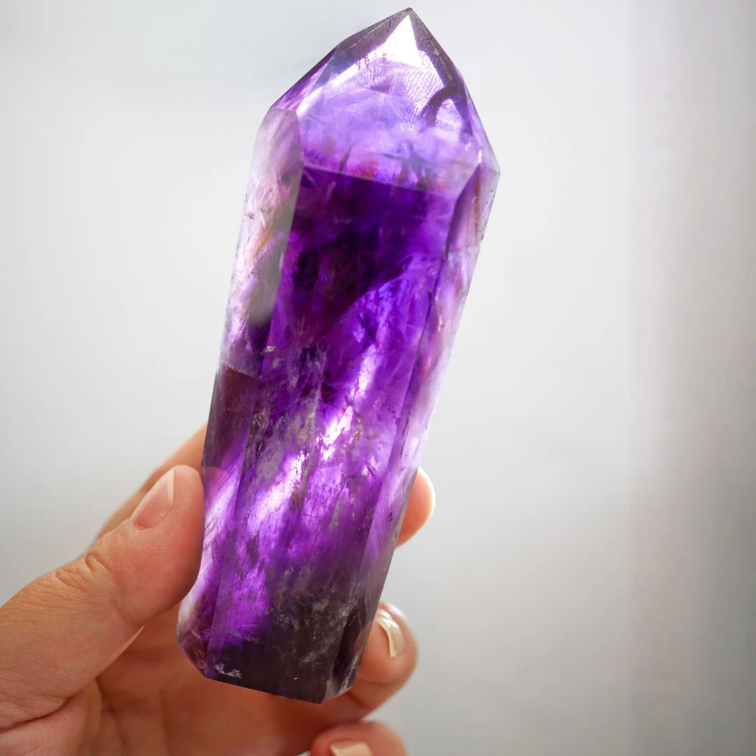 Aquarius AA-Grade Dark Amethyst Point