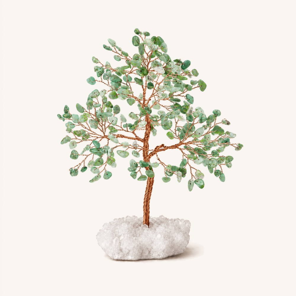 HEART OF LAND Open Path - Green Aventurine May Birthday Tree