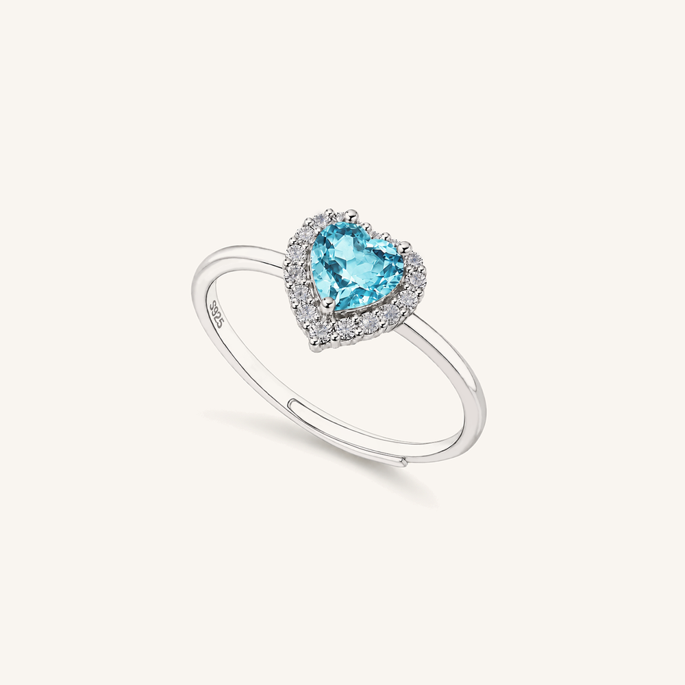 Heart Halo Ring