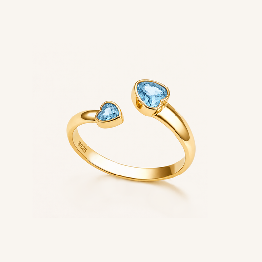 Two-Stone Open Ring