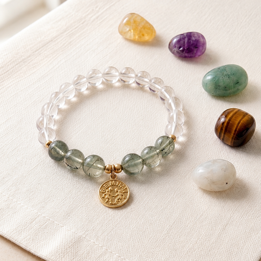 Gemini Zodiac Crystal Bracelet