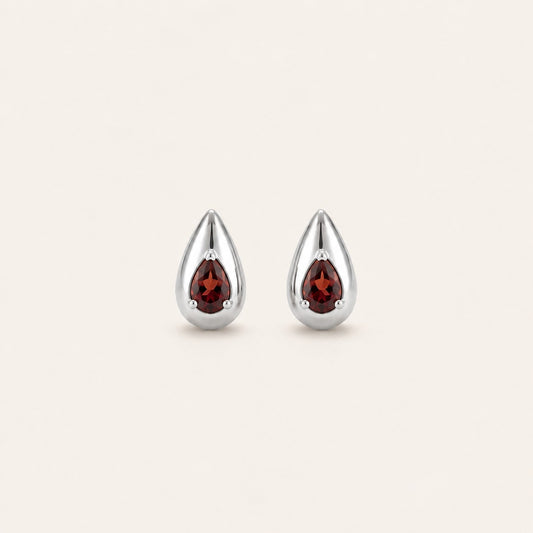 Renewal Green Gemstone Drop Earrings