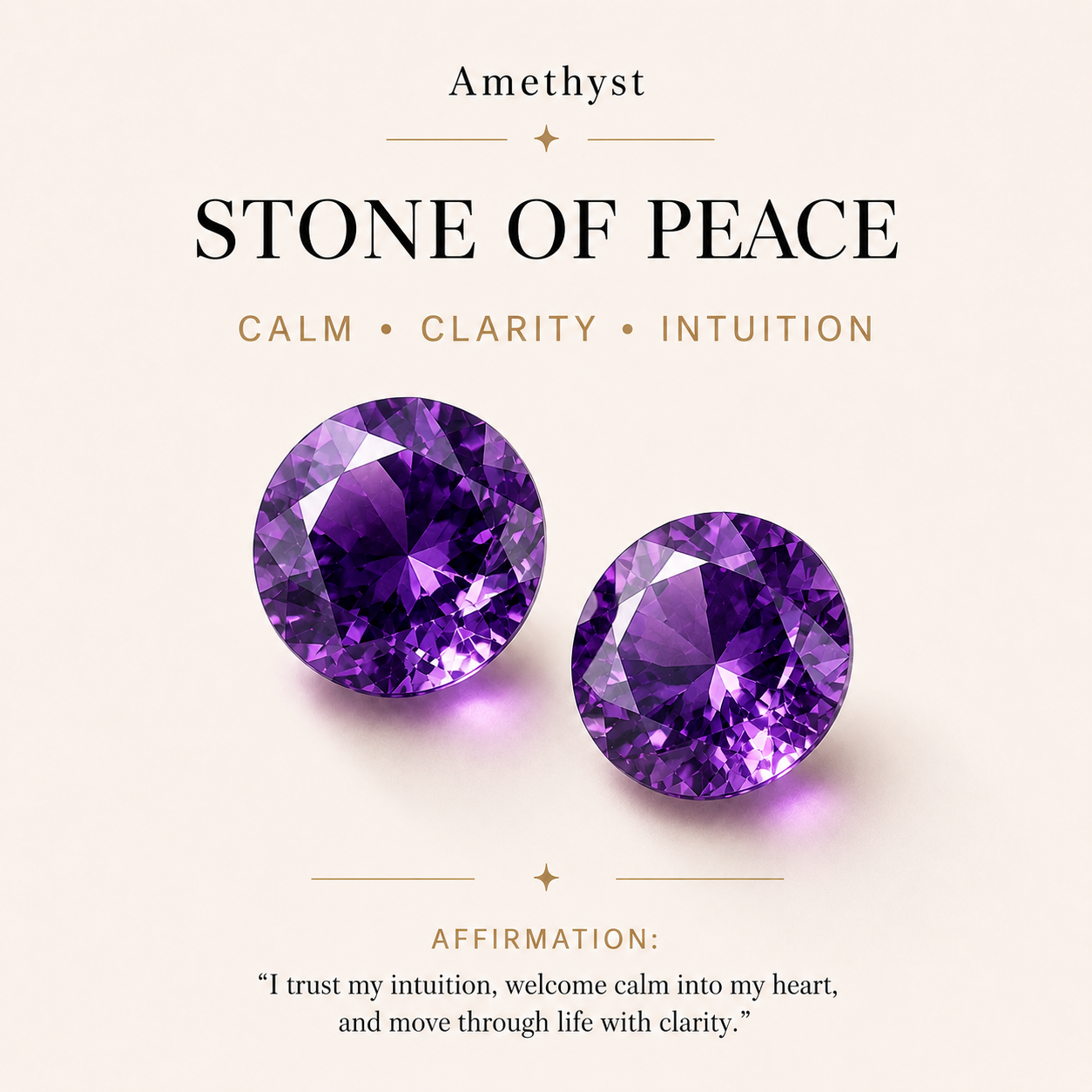 HEART OF LAND Natural Gemstone V-Shaped Heart Necklace in 18K Gold-Plated S925 Sterling Silver – Open Devotion
