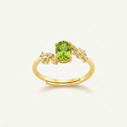 Blooming Light Multi-Gem Gold Ring