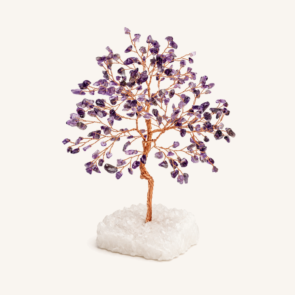 HEART OF LAND Quiet Wisdom - Amethyst February Birthday Tree