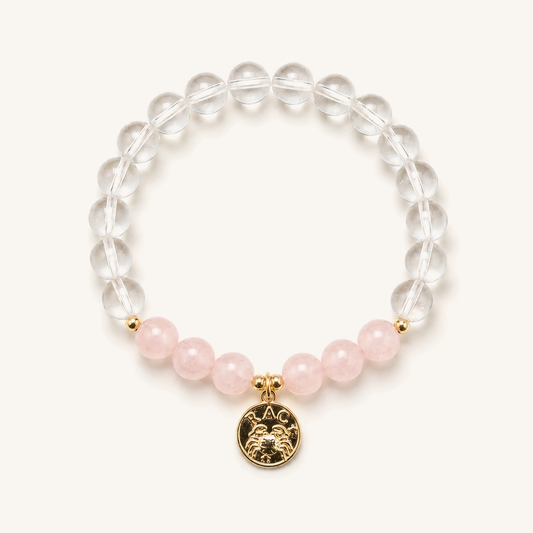 Cancer Zodiac Crystal Bracelet