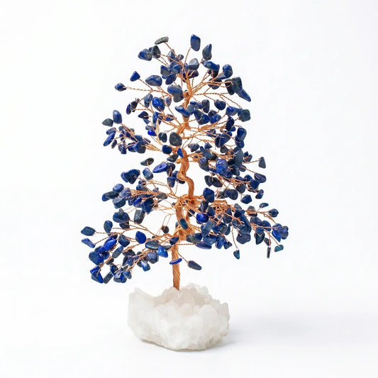 HeartofLand™ September Birthstone Blue Apatite Crystal Tree - Kindness & Nobility