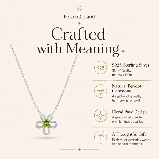 Blooming Light Multi-Gem Flower Necklace