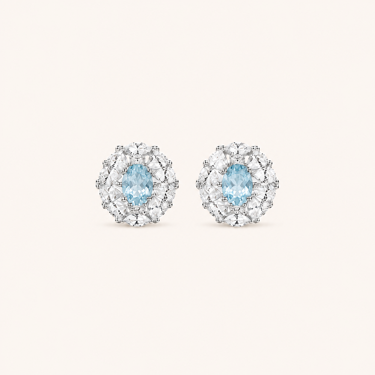 Soft Radiance Gemstone Drop Earrings