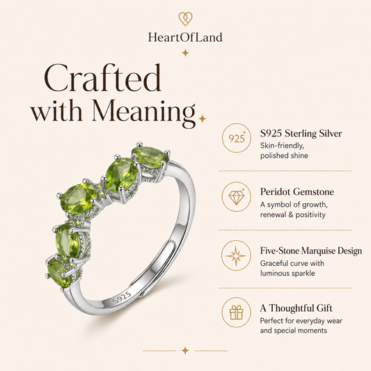 Aurora Arc Gemstone Silver Ring
